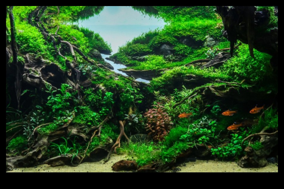 אקווריום Elegance: אביזרים דקורטיביים למיכלי דגים