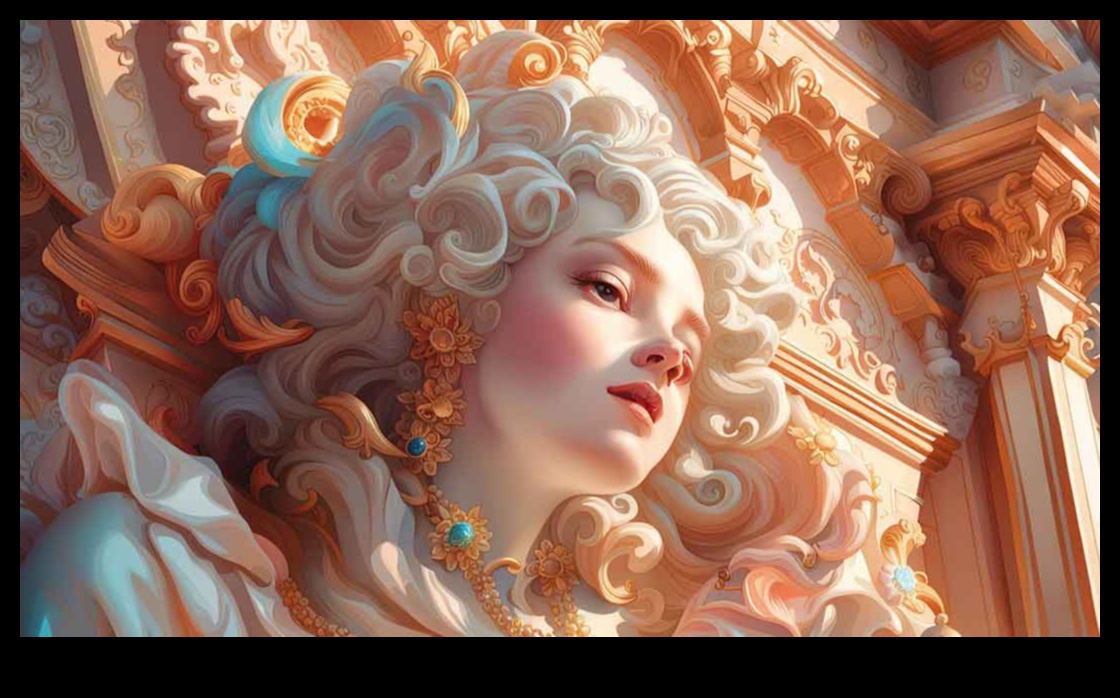 שלווה מפוסלת: היופי הנצחי של דמויות בארוקיות אמנותיות