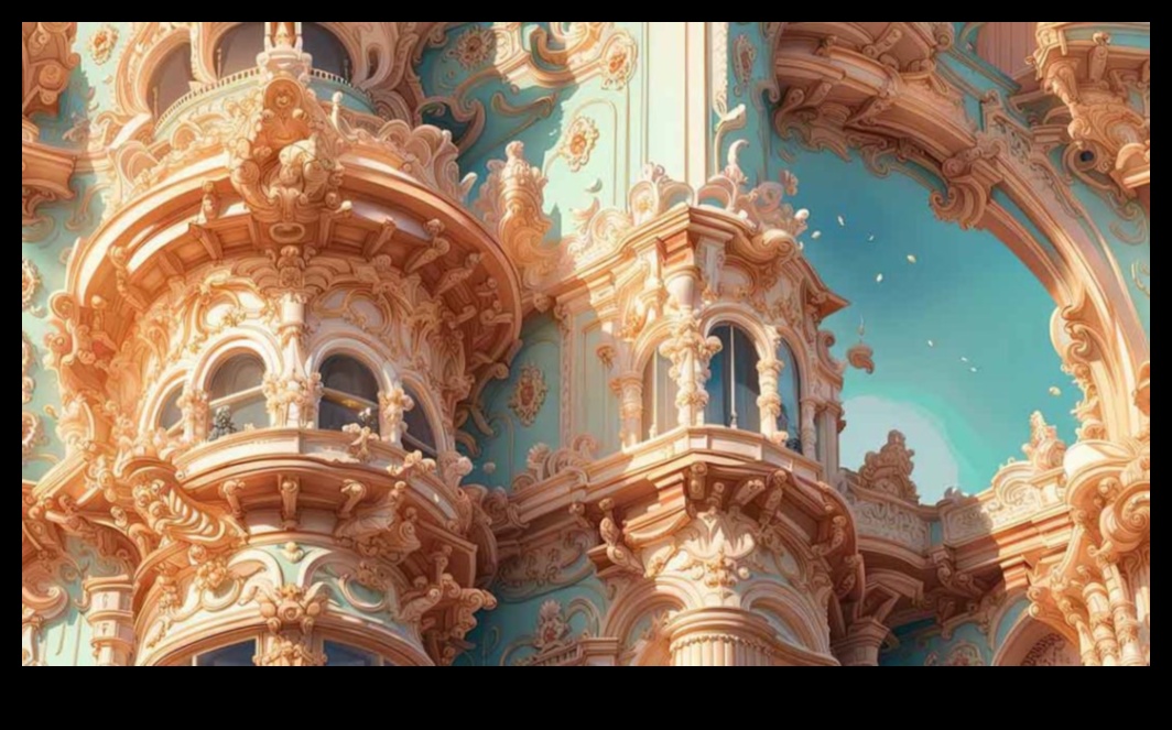 Rococo Rocailles קישוט בצורת מעטפת שהגדיר עידן 5 Rococo Rocailles: מוטיבים של מעטפת בקישוטים אמנותיים