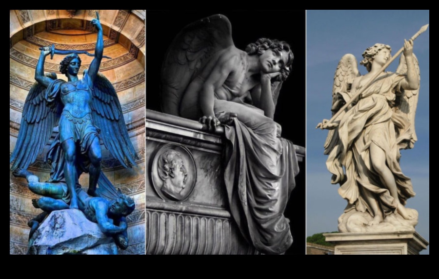 שלווה מפוסלת: היופי הנצחי של דמויות בארוקיות אמנותיות